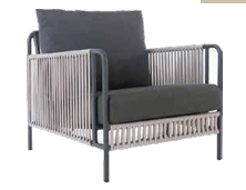 Modern Cord Woven Outdoor Sofa