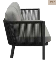 Modern Rope Weave Side Seat