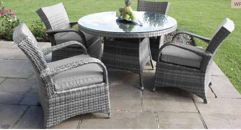 Classic Rattan Round Dining Set