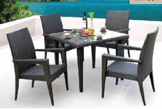 Patio Wicker Dining Collection