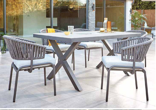 Rope Woven Outdoor Dining Set
