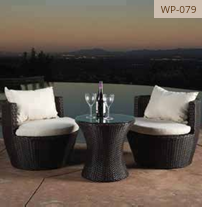 Wicker Coffee Set