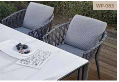 Rope Woven Dining Armchair