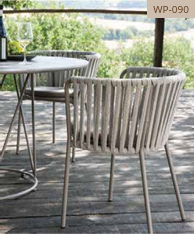 Dark rattan dining set