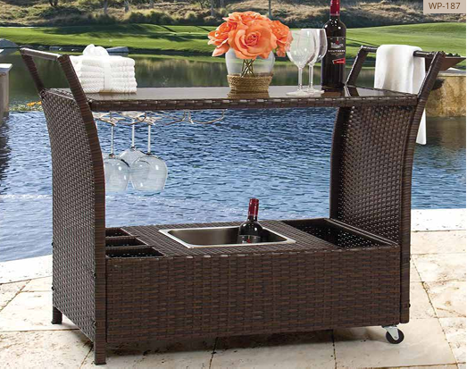 Outdoor Bar Cart trolley