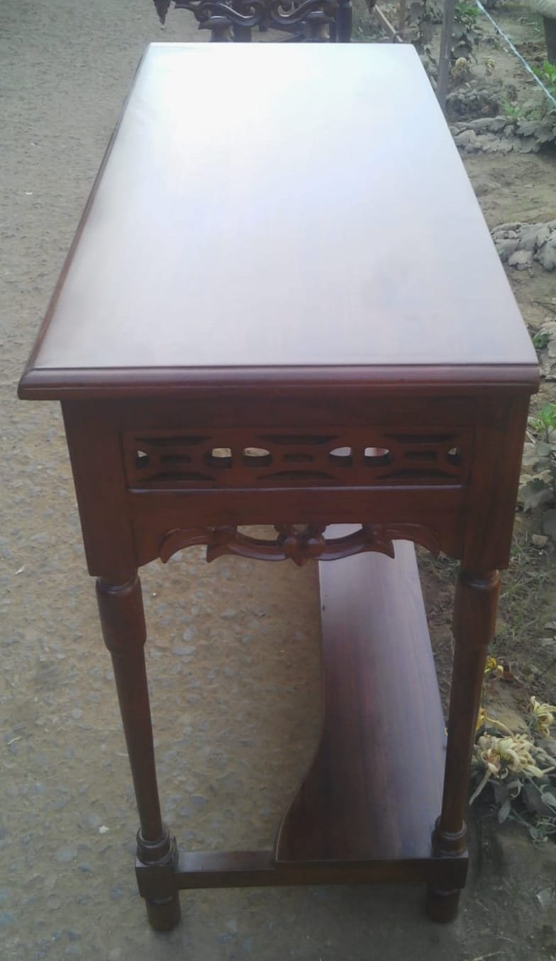 CONSOLE WITH TWO DRAWERS WITH CARVING
