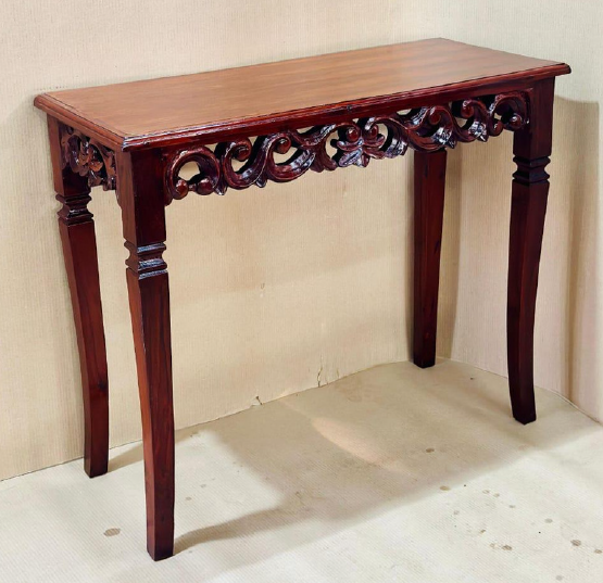 CONSOLE WITH  TWO CARVING